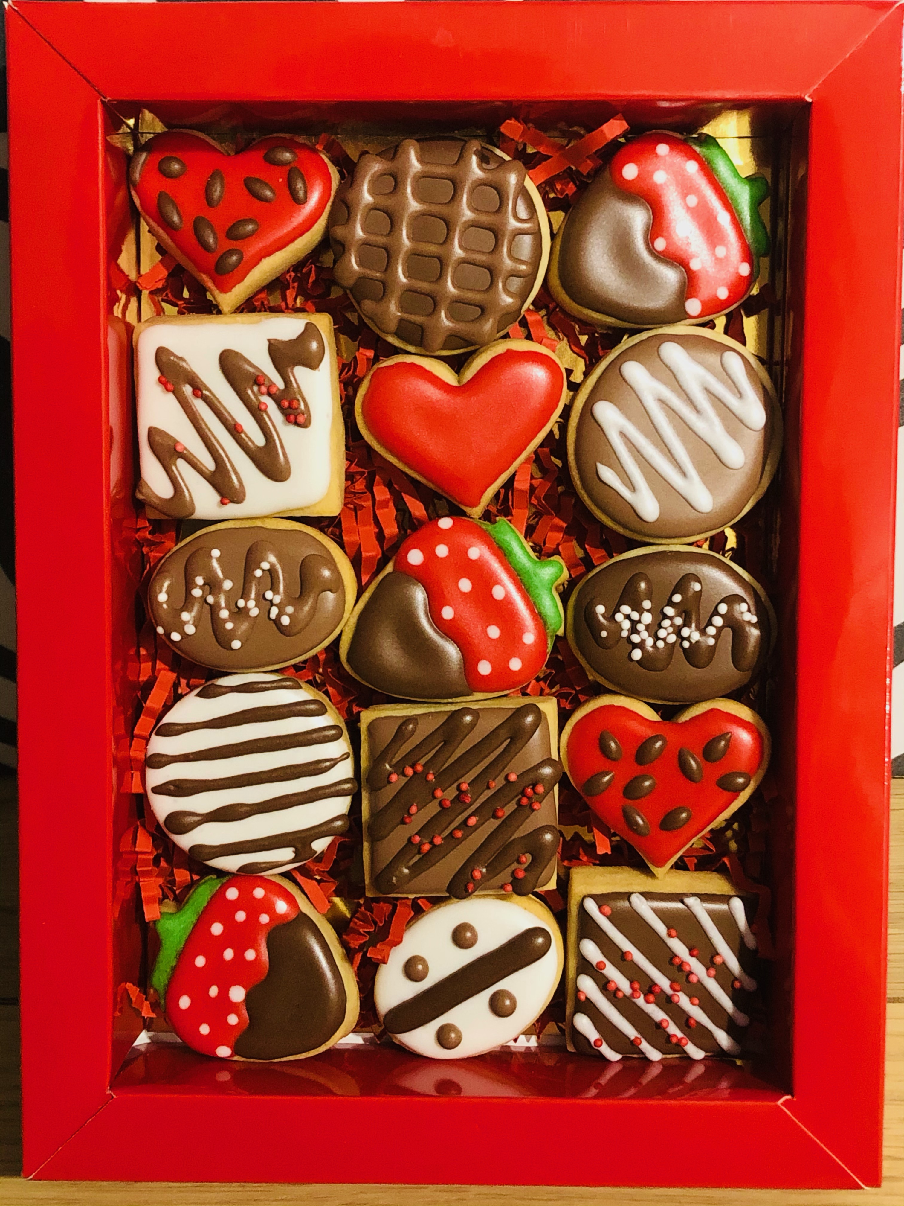 Valentijn koekjesbox